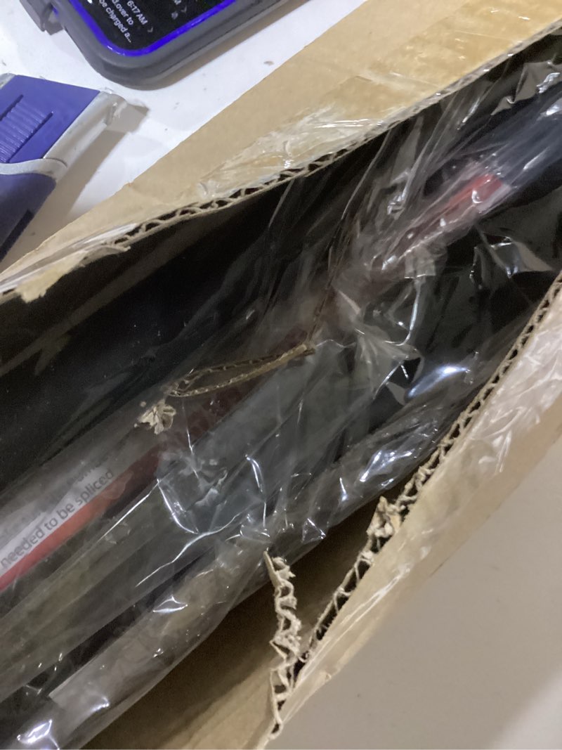 Condition photo showing New/Like New for Black Shower Curtain Rod 31 to 80 Inch,1 Inch Diameter Adjustable Spring Tension Stainless Steel Telescoping Rod,Easy Install,No Rust 31-80 Black