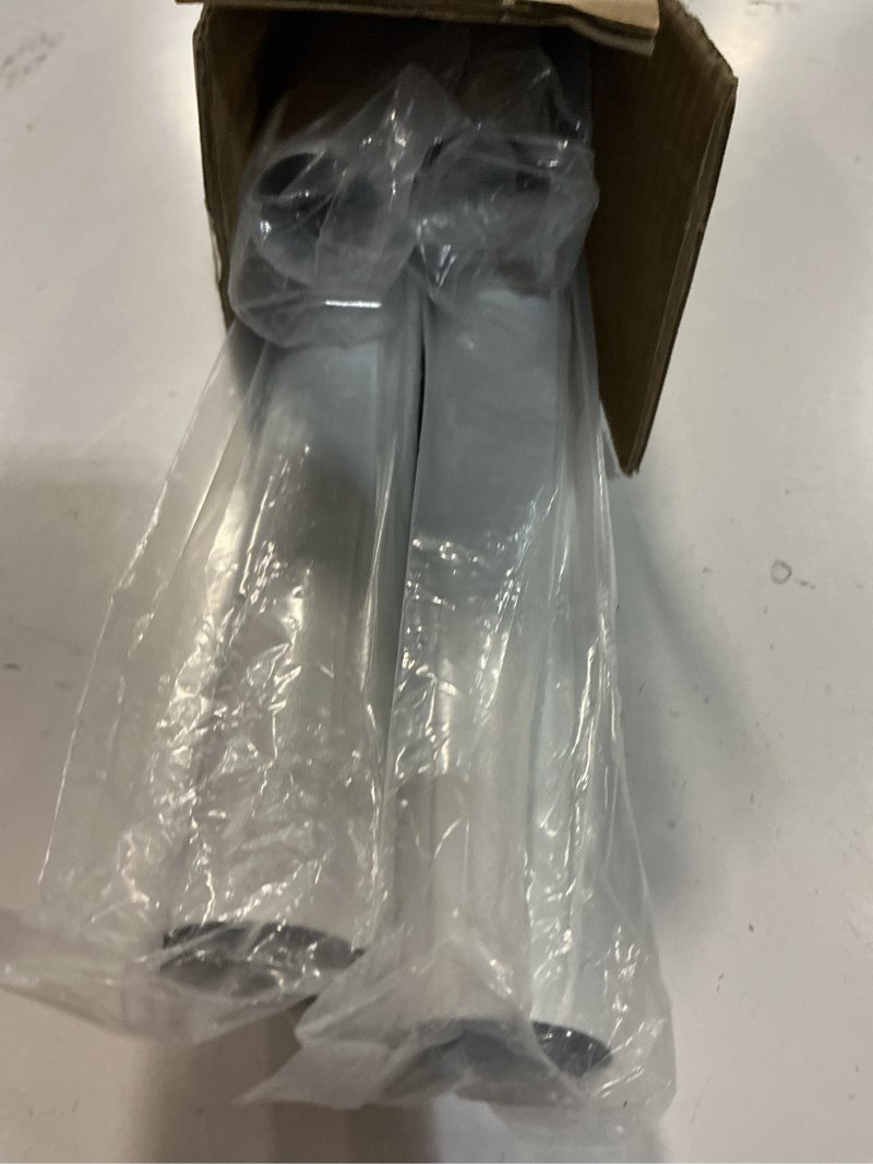 Condition photo showing Good Condition for white tension curtain rods 41-146 in extra long outdoor patio curtain rods no drilling adjustable heavy duty tension rods for windows bathroom living room curtains, rod diameter 1.26in