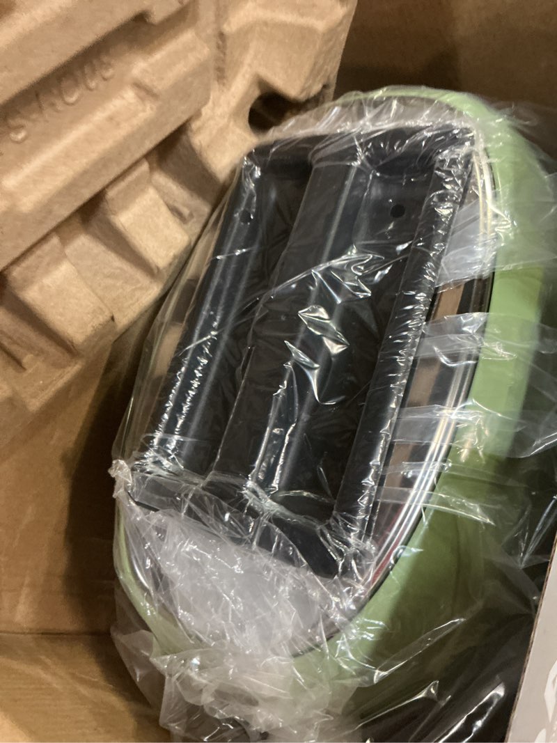 Condition photo showing Good Condition for Toaster Retro 2 Slice, Vintage Green Toaster with Lid, with Bread Attachment, Preheat, Defrost And Cancel Functions, 6 Browning Levels (Green) 2025 Green