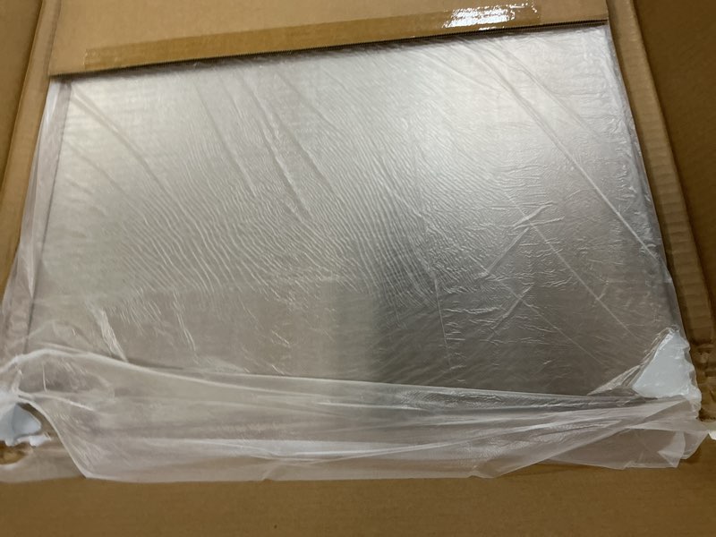 Condition photo showing Good Condition for Tempered Glass Desk Pad to Protect Desk, 18" x 24" Clear Office Desk Pad for Keyboard and Computer Monitor, Glass Desk Mat for Desktop Dry Erase 18" X 24" Clear 24" x 18"