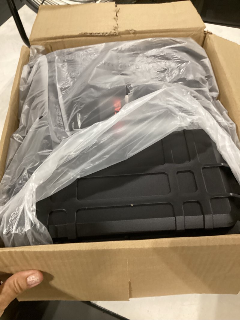 Condition photo showing As Is for incomplete battery storage case for milwaukee m18: waterproof hard carrying case organizer with 9 divider for milwaukee m18/m12 tool battery pack 18v/12v 1.5/2.0/3.0/4.0/5.0/6.0/6.5/8.0/9.0ah charger (case only) large
