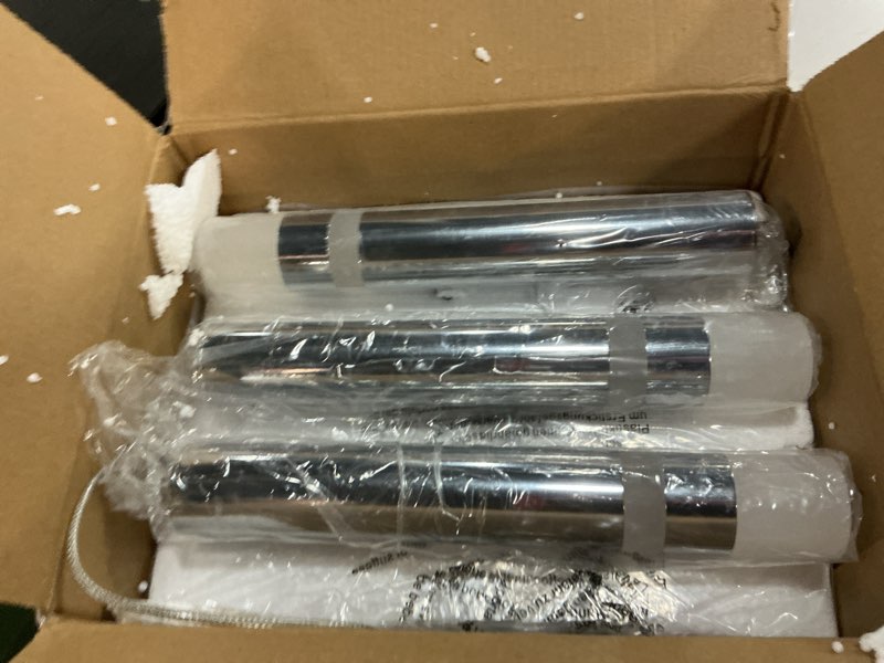 Condition photo showing New/Like New for Modern Pendant Light Kitchen Fixture Dimmable LED Chrome Mini Pendant Lighting fo Kitchen Island Bedroom Bedside Table Small Pendant Lights (3-Pack)