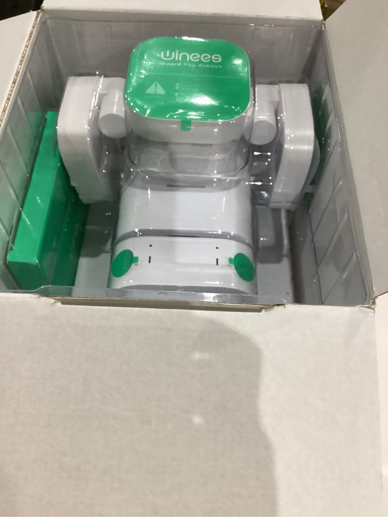 Condition photo showing Good Condition for winees Floodlight Camera, Wired 2K HD Dual-Lens Outdoor Security Camera, 180 Degree Panoramic Motion Detection, 3000 Lumens, Color Night Vision, 110dB Siren, 2-Way Audio (White)