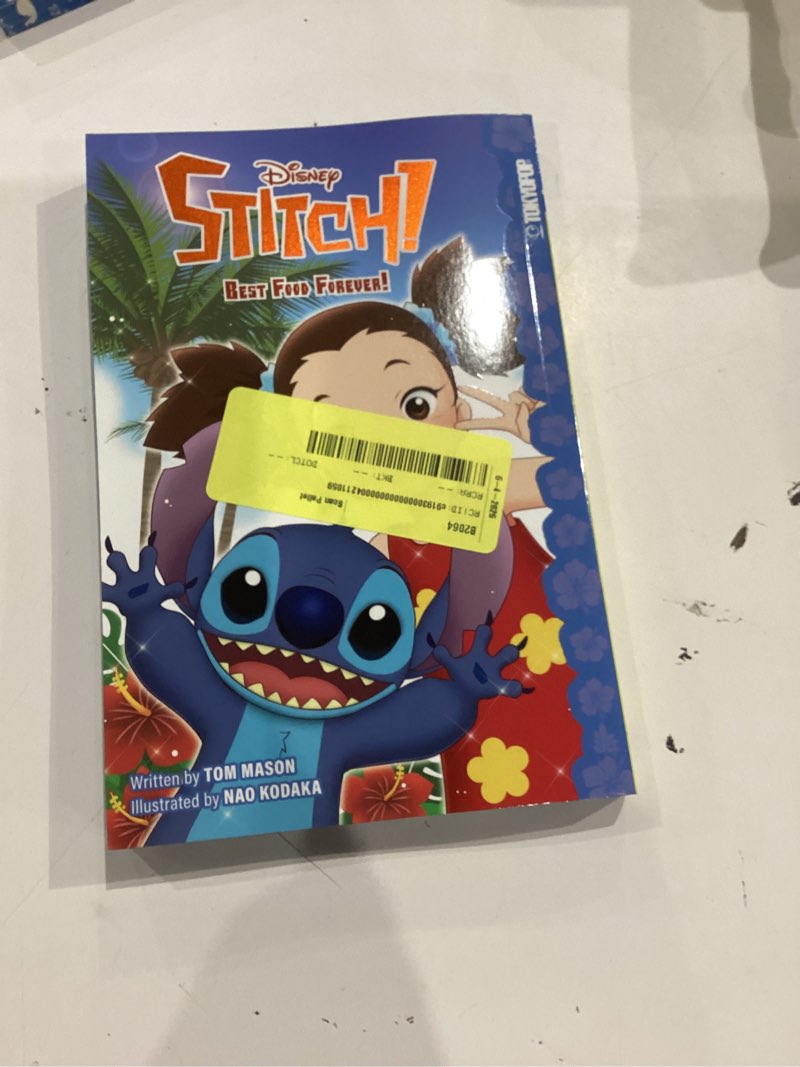 Condition photo showing Good Condition for disney stitch! best food forever! walmart exclusive (paperback)