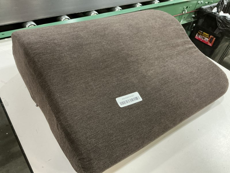 Condition photo showing Good Condition for TANYOO Back Support Pillow for Recliner Dual Layer Lumbar Support Pillow with Gel Memory Foam Ergonomic Orthopedic Couch Lumbar Cushions for Elderly Lower Back Pain Relief Washable Cover Brown