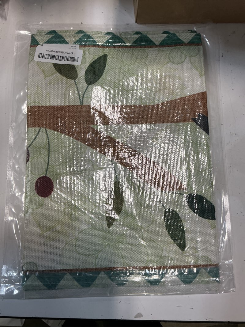 Condition photo showing New/Like New for seliem summer tree branches birds table runner, cardinal home kitchen dining decor, spring seasonal farmhouse decorations indoor outdoor party supply 13 x 90 inch green table runner 13''x90''