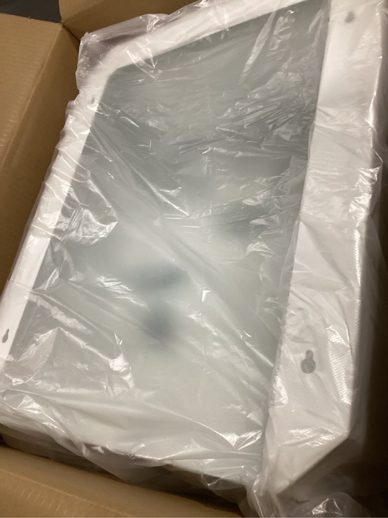 Condition photo showing Good Condition for wall-mounted 1.2mm cold rolled steel electric vehicle charging protection box for tesla, waterproof indoor/outdoor enclosure with lock | seamless one-piece design (white)