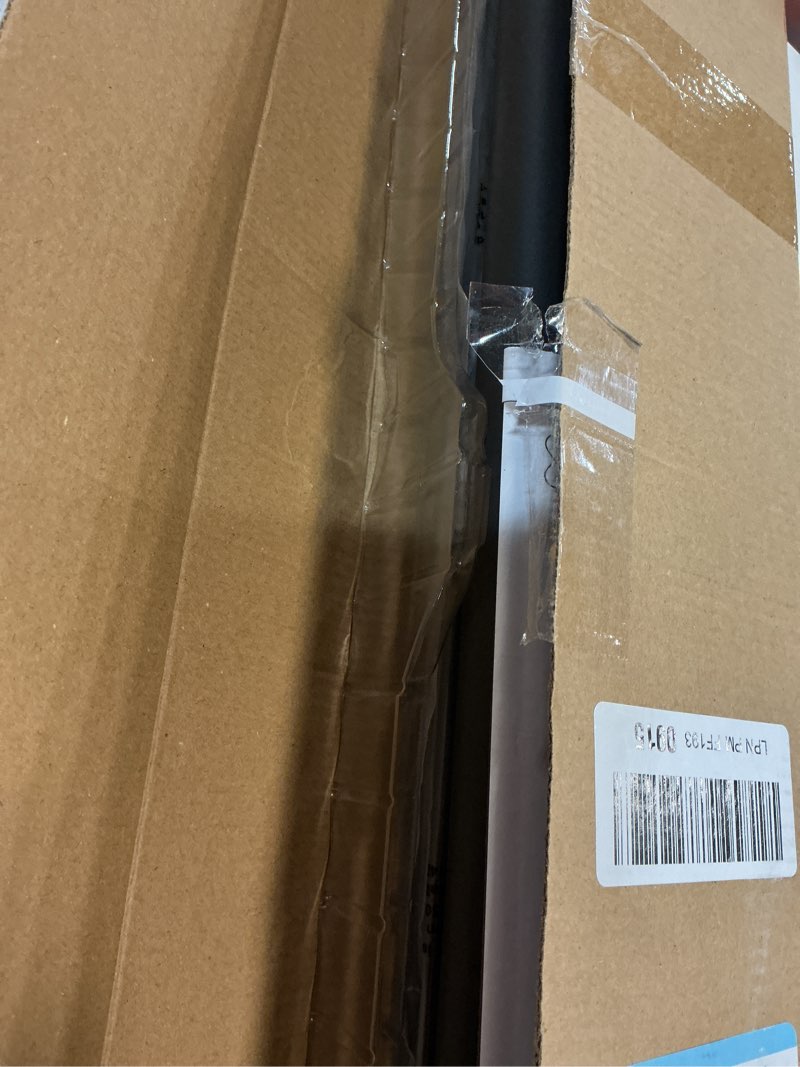Condition photo showing Good Condition for Refrze Room Divider Tension Curtain Rod, 83-122 Inch Tension Shower Curtain Rods, Curtain Rods No Drilling for Window,Adjustable Bathroom Stall Tension Pole-Black Black 83-122"