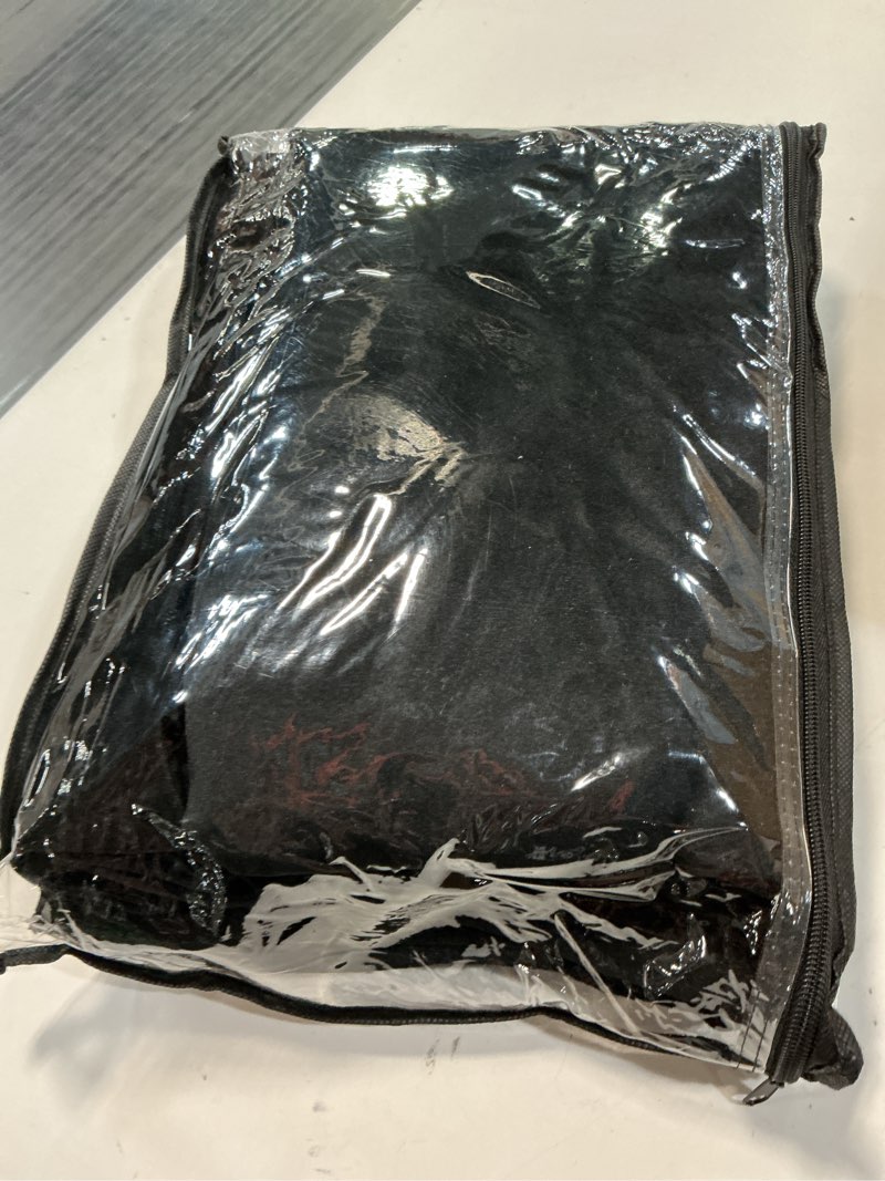 Condition photo showing Good Condition for Black Velvet Curtains 96 inches for Living Room Luxury Room Darkening Noice Reducing Curtain Elegant Bedroom Thermal Insulated Modern Heavy Soft Soundproof Rod Pocket Window Drapes Set of 2 Panels Black 52"W x 96"L (Pack of 2)