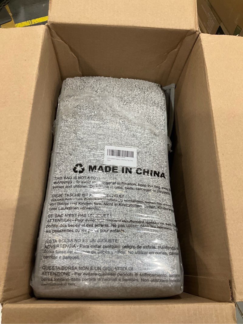 Condition photo showing Good Condition for COSY HOMEER Edging Stair Treads Non-Slip Carpet Mat 28inX9in Indoor Stair Runners for Wooden Steps, Edging Stair Rugs for Kids and Dogs, 100% Polyester TPE Backing (15pc, Grey) Grey 28 x 9 inches (15 pieces)