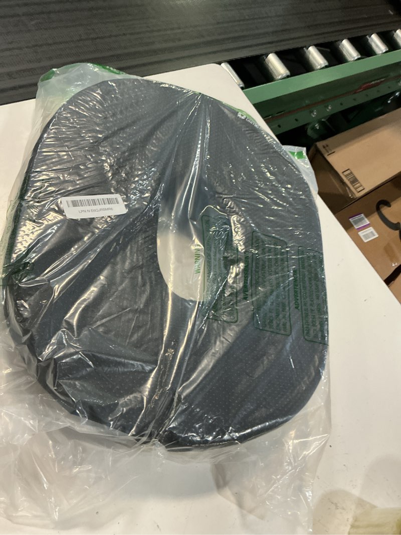 Condition photo showing Good Condition for 5 stars united donut pillow hemorrhoid tailbone cushion – large floor cushion for pain relief – coccyx, prostate, sciatica, pelvic floor, pressure sores, pregnancy, postpartum recovery, black black large