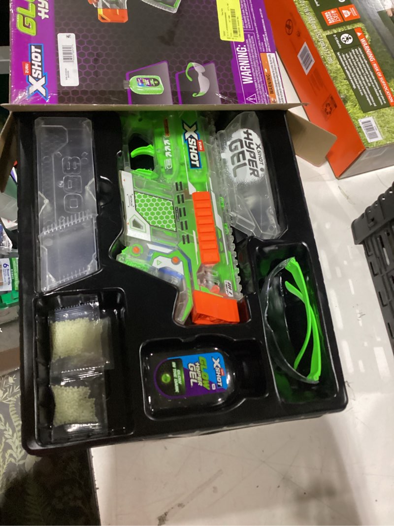Condition photo showing As Is for xshot hyper gel trace fire toy dart blaster by zuru