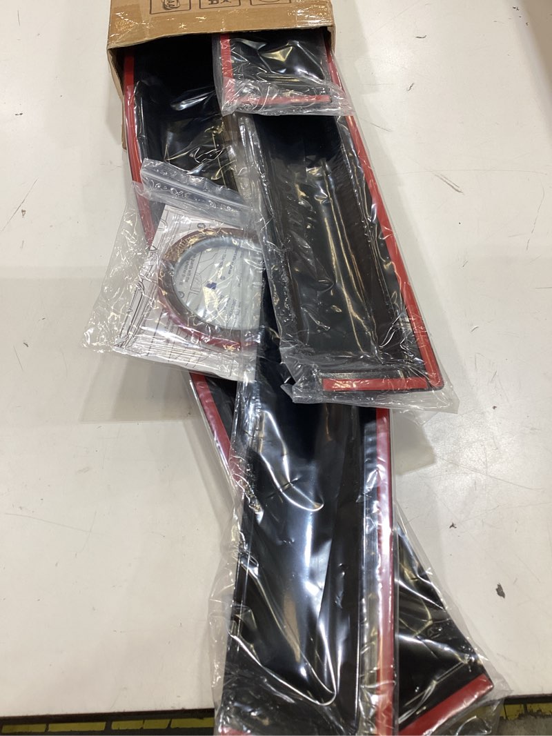 Condition photo showing Good Condition for rain guards fit for dodge ram 1500 2009-2018 crew cab, in-channel durable side windows rain guard, wind deflectors, 4 pcs 2009-2018 ram 1500 crew cab