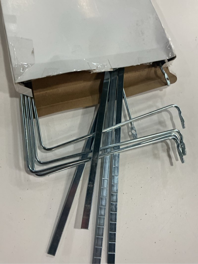 Condition photo showing New/Like New for officemate hanging file frame, letter size, adjustable 14 to 18-inches, 2 count (pack of 1),silver, 91990