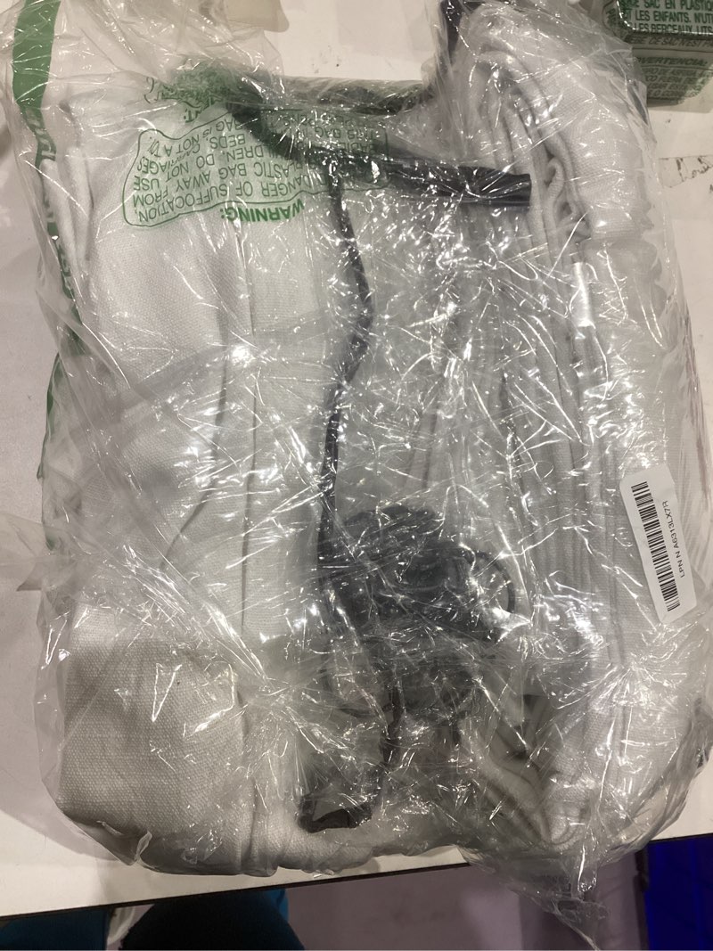 Condition photo showing Good Condition for White Linen Pinch Pleated Curtains 84 Inches Long 2 Panels for Living Room Bedroom Snow White Textured Linen Pleated Hooks Rings Back Tab Elegant Luxury Light Filtering Curtain Drapes 84 Inch Length Snow White 40"W x 84"L (Pack of 2)