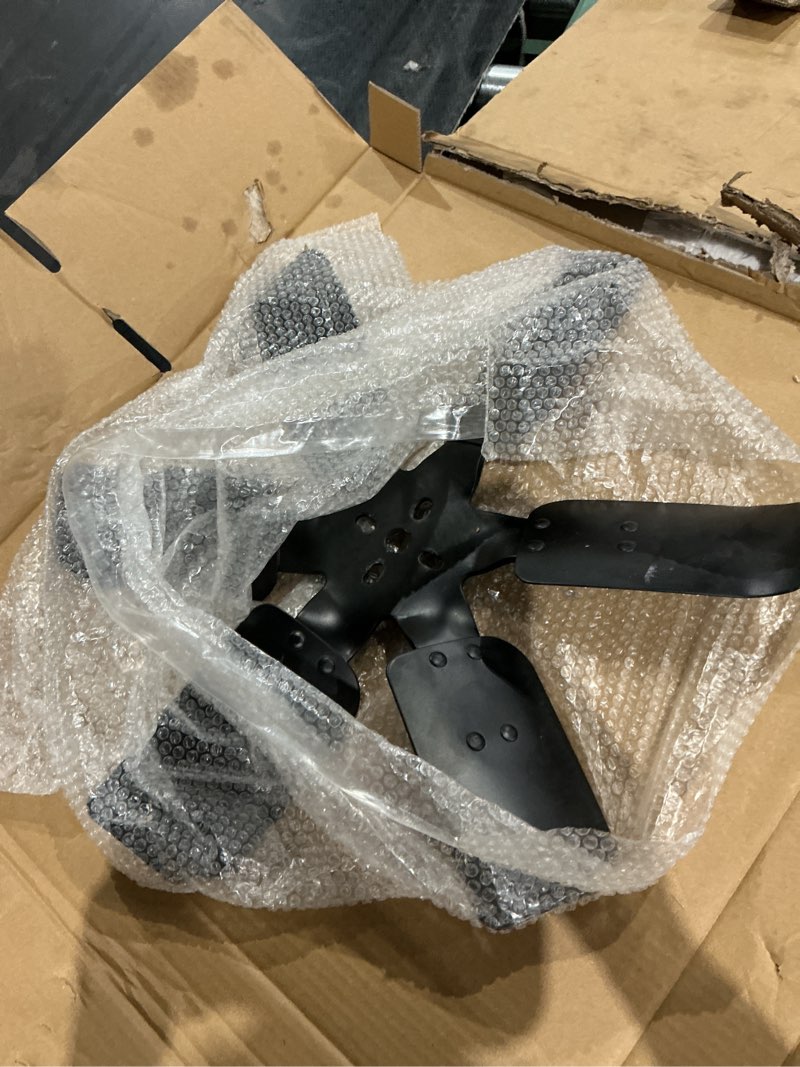 Condition photo showing As Is for allstar performance all30103 17" 6-blade steel fan 17in steel
