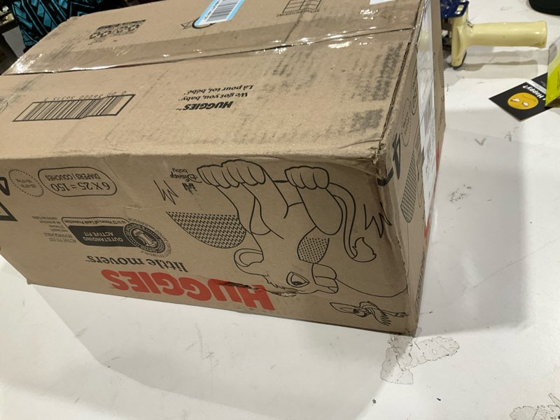 Condition photo showing New/Like New for Huggies Size 4 Diapers, Little Movers Baby Diapers, Size 4 (22-37 lbs), 150 Count (6 Packs of 25), Packaging May Vary Size 4 150
