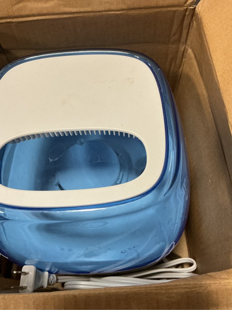 Condition photo showing As Is for vicks filtered cool mist humidifier, medium room, 1.1 gallon tank - humidifier for baby and kids rooms, bedrooms and more, works with vicks vapopads