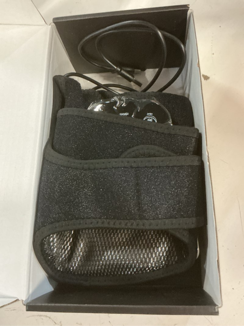 Condition photo showing Good Condition for red light therapy knee brace with heated & vibration massager - 660nm/850nm near infrared light therapy device for women men, 5000mah rechargeable, adjustable for knee/elbow/shoulder
