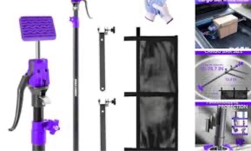 adjustable cargo bar, truck bed divider from 40 to 78.7 in with 200lb bearing capacity, cargo bar fo