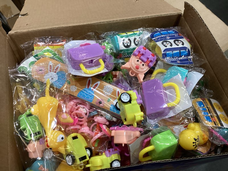 Condition photo showing Good Condition for 200 pcs easter egg fillers basket stuffers essentials, small miny toys bulk assortment gift for kids girls boys party favors classroom prize supplies 200pcs easter egg fillers