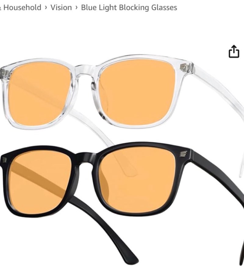 (1 PAIR) livho High Tech Blue Light Glasses - Advanced up to 99% Blue Light Blocking Computer Glasses - Screen Fatigue & UV Protection