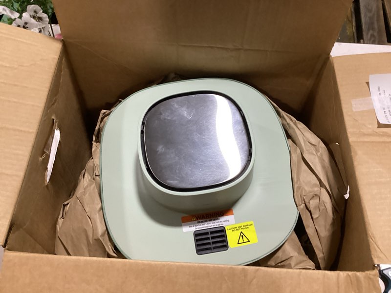 Condition photo showing As Is for ninja crispi pro glass air fryer 6-qt, 4-in-1, air fry bake recrisp dehydrate, dishwasher safe, as100gn