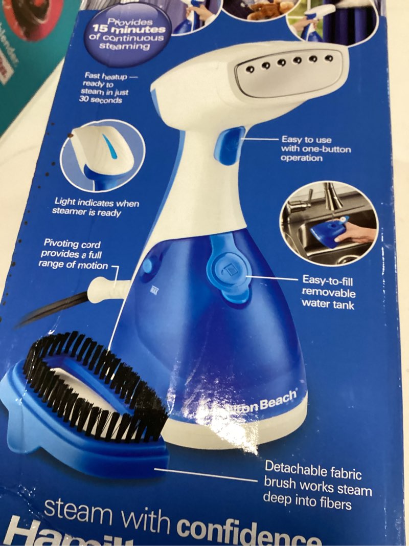 Hamilton Beach Handheld Garment Steamer 