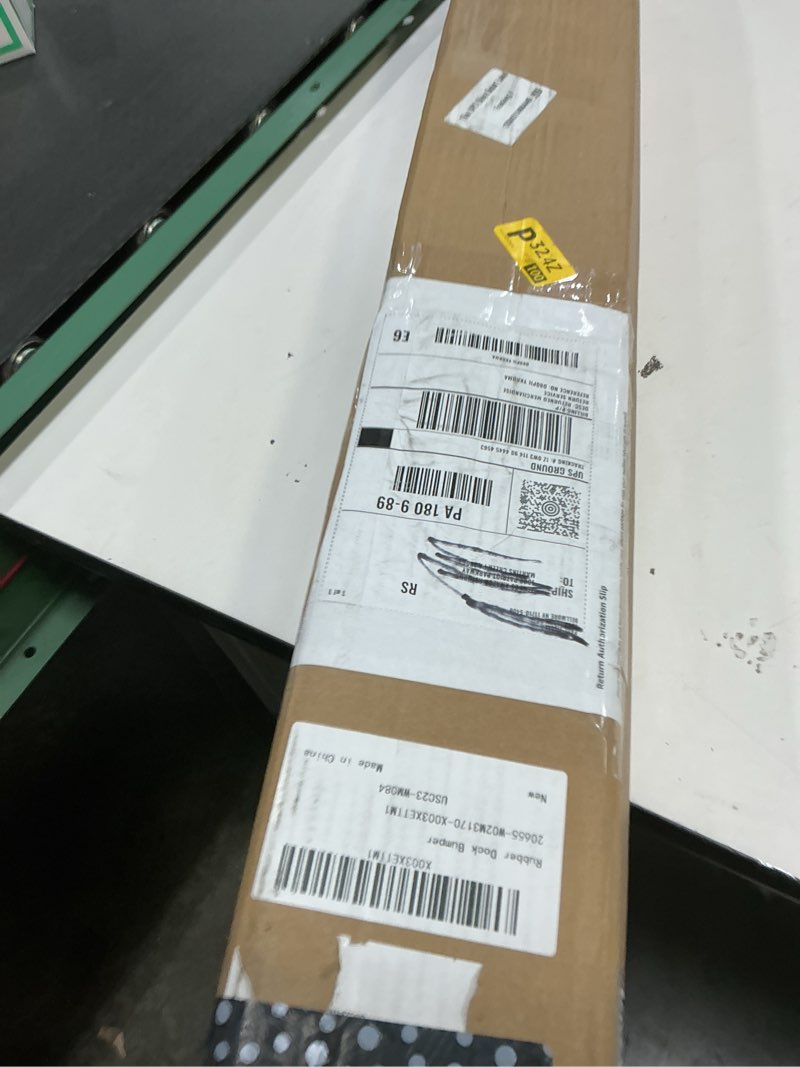 Condition photo showing New/Like New for nisorpa 3.3ft rubber dock bumper heavy duty boat bumpers for docking adsorbing shock extruded bumper for parking spots,boat docks, loading docks marinas-39.4"(l) x 3.94"(w) x 3.94"(h),black