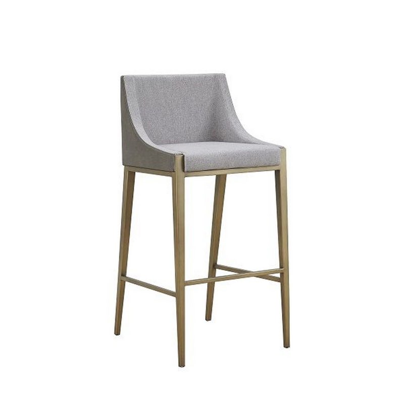 Sipra Upholstered Counter Stool with Metal Frame 29in