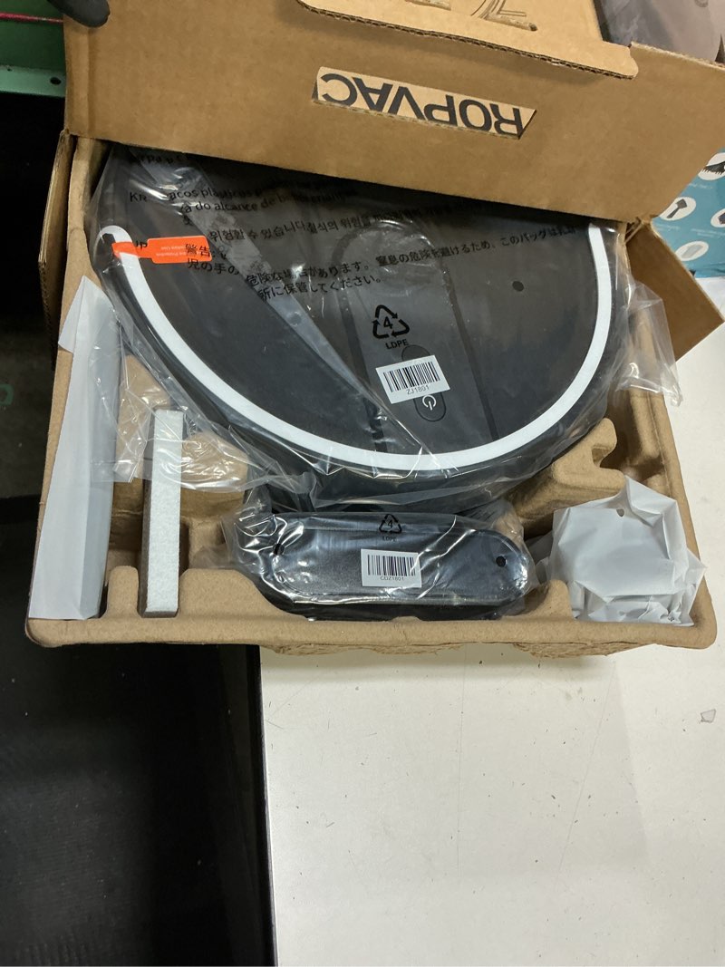 Condition photo showing New/Like New for ROPVACNIC Robot Vacuum Cleaner Robot Vacuum and Mop Combo with 5200Pa Suction, Personalized Cleaning Adjustments, Self-Charging Robotic Vacuum Cleaner, Advanced Obstacle Avoidance