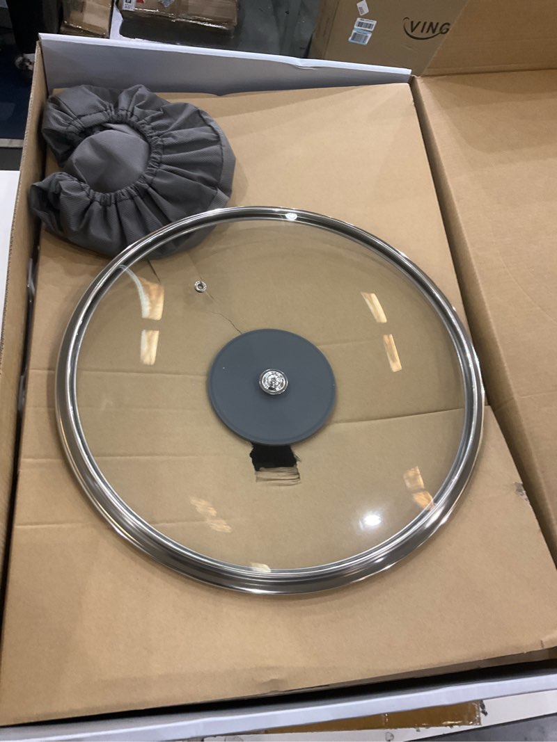 Condition photo showing Good Condition for 13 in Titanium Wok with Lid – Nonstick Wok & Stir-Fry Pan, All Stovetops & Induction Safe, Oven & Dishwasher Safe, Non-Toxic, No Coating – Durable Titanium Cookware, Frying Pan & Pot 13in