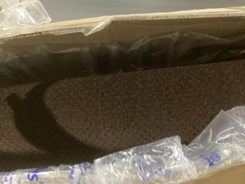 Condition photo showing Good Condition for House, Home and More Skid-Resistant Carpet Indoor Area Rug Floor Mat - Chocolate Brown - 4 Ft X 6 Ft - Non Slip Rubber Backing, Stain Resistant, Dog Friendly, Living Room Bedroom Kitchen Entryway