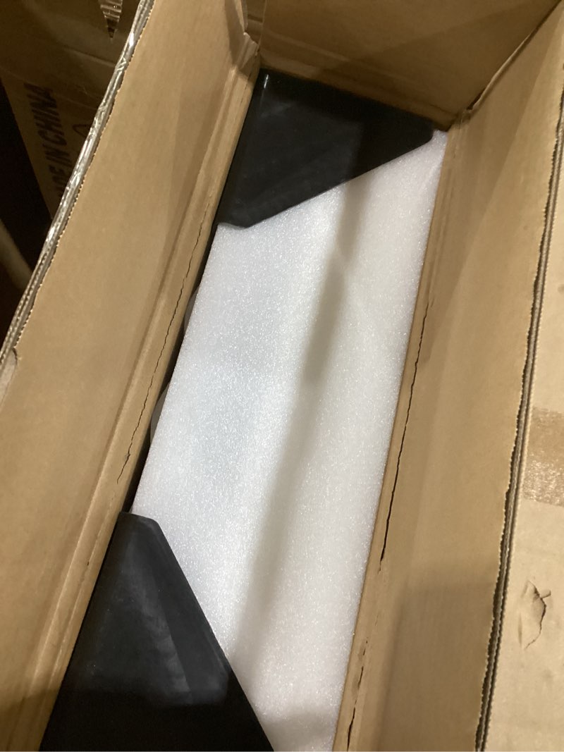 Condition photo showing New/Like New for BRIGHTSHOW Kitchen Storage Shelf Bakers Rack, 6-Tier Coffee Bar Table, Kitchen Microwave & Mini Fridge Stand Shelves for Spices, Pots and Pans (52 x 40 x 17.5inch) (Black Wooden no Wheels)