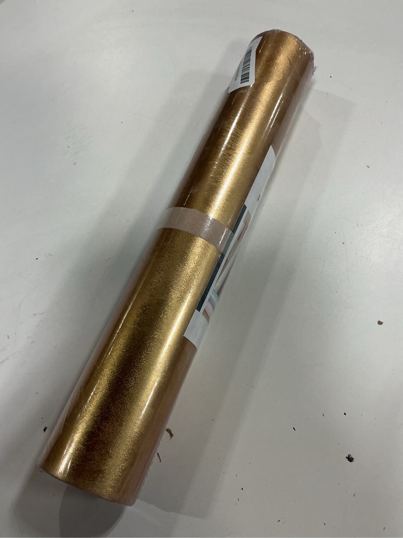 Condition photo showing New/Like New for VEELIKE Luxury Gold Wallpaper Peel and Stick Metallic Gold Contact Paper for Cabinets Shelves Accent