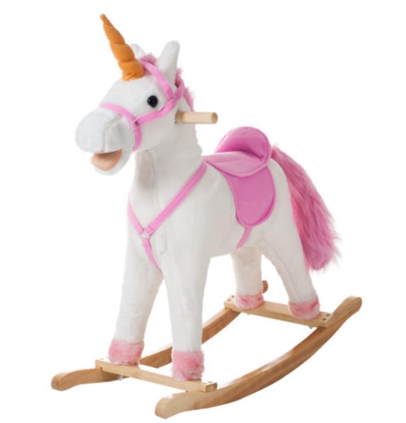 Happy Trails Palle the Rocking Unicorn