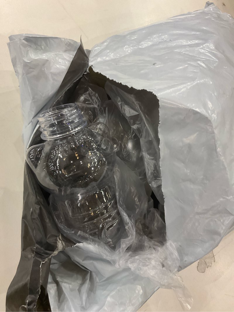 Condition photo showing Good Condition for Cabilock Cat Style Empty Bottle 2.77 Inch Reusable Drink Bottle with Lid Leak-Proof Juice Container for School Work and Travel 14.2X7.65X7.1CM Transparent