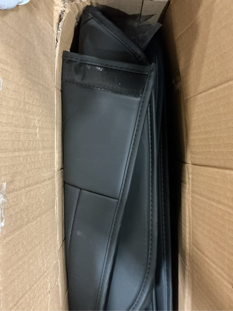 Condition photo showing Good Condition for black car seat cover with lumbar support, car seat protector waterproof, nappa leather car seat cushion, car seat covers front seats and back fit for most cars