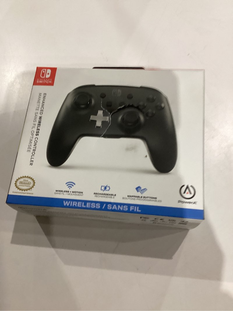 Condition photo showing As Is for PowerA Enhanced Wireless Controller for Nintendo Switch / Switch 2 / Switch Lite / OLED Model - Black - Gamepad, game controller, Officially Licensed