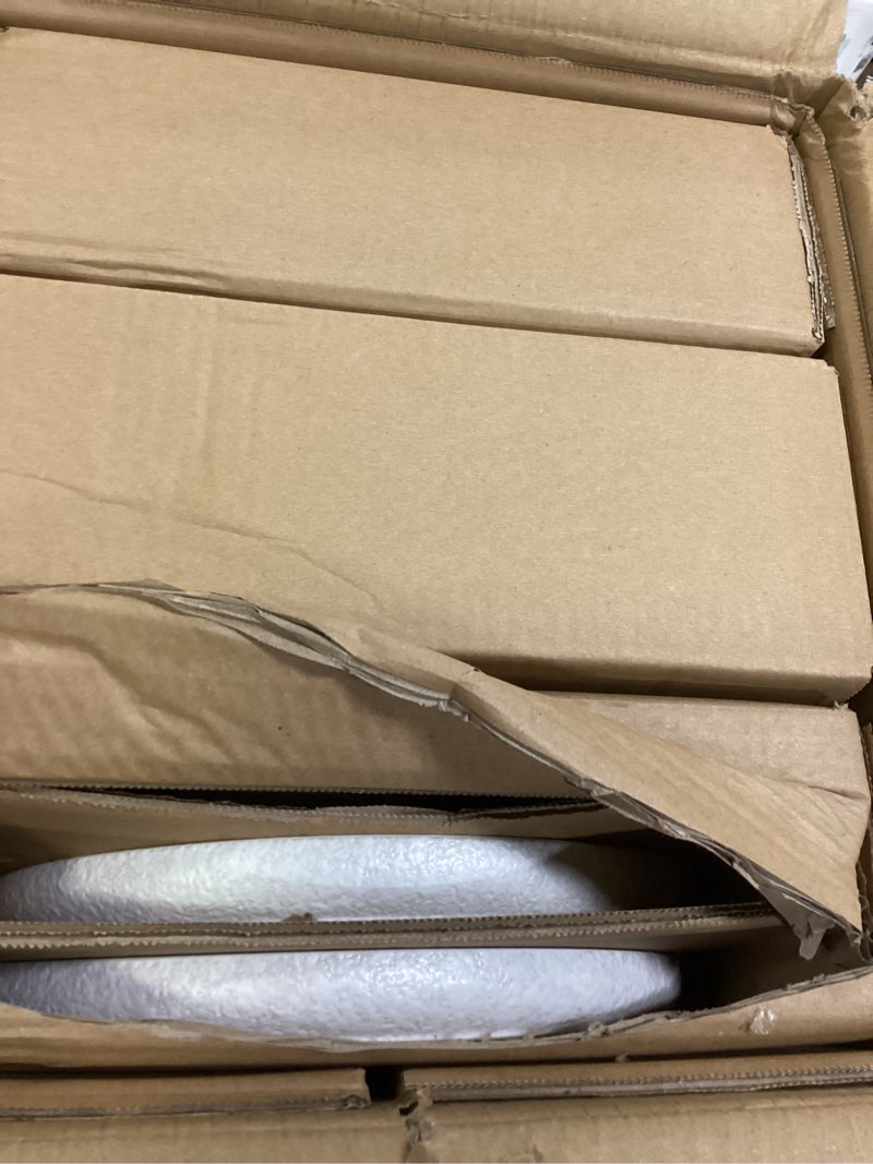 Condition photo showing Good Condition for Gibson Elite Tahoe Sunset 12 Piece Stoneware Reactive Glaze (Service for 4) Ceramic Plates and Bowls Dinnerware Set - Cream White