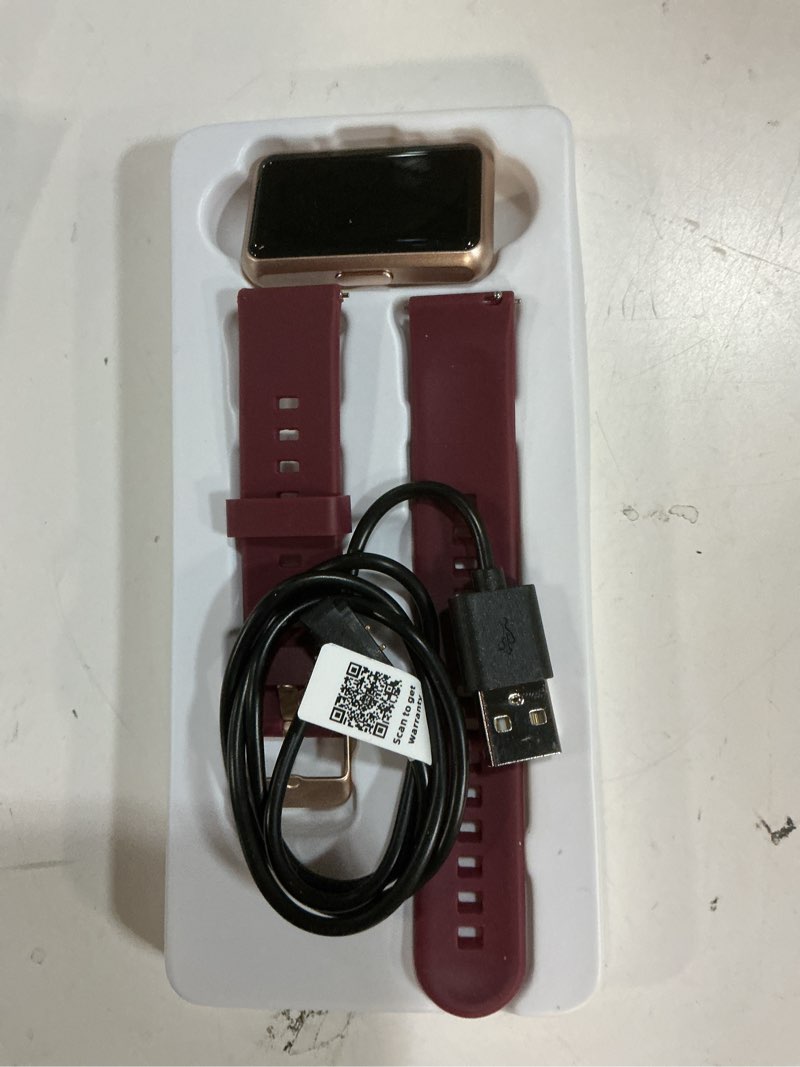 Condition photo showing Good Condition for huakua fitness tracker no bluetooth no app no phone needed, fitness watch for men women parents ip68 waterproof with full touch screen steps calories counter sleep tracker alarm clocks (purple)
