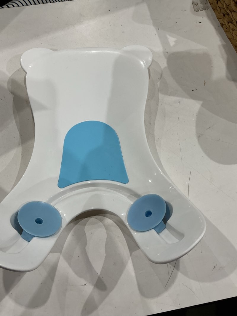 Condition photo showing As Is for totority baby wash basin ergonomic pp material newborn toddler portable foldable potty for comfortable bathing & face hand cleaning, space-saving design ideal for home travel