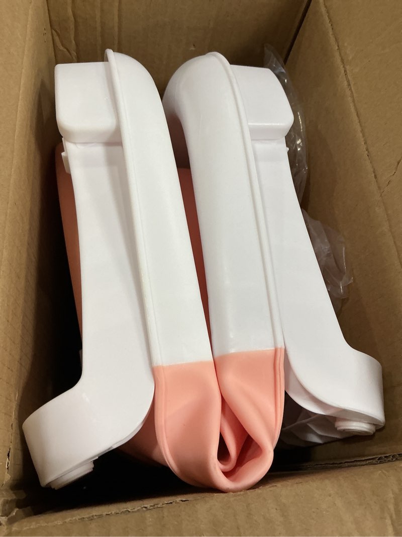 Condition photo showing Good Condition for Baby Bathtub, Collapsible Newborn Bathtub for Infant to Toddler 0-24 Months with Soft Cushion and Thermometer,Portable Travel Newborn Tub with No-Slip Feet, Baby Shower Gifts,Pink