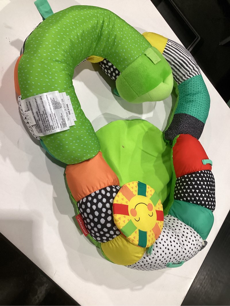 Condition photo showing As Is for Infantino 2-in-1 Baby Floor Seat and Infant Positioner, Early Sitting Trainer with Engaging Toucan Activity Toy