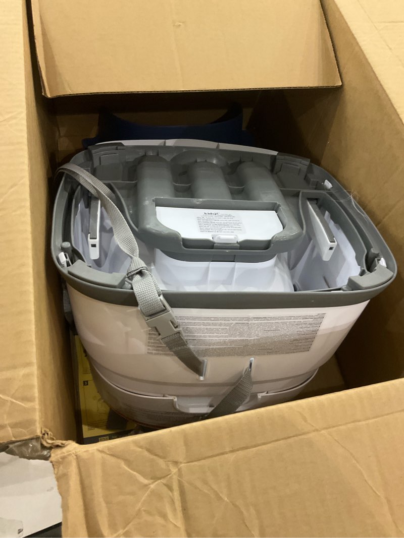 Ingenuity Baby Base 2-in-1 Booster Feeding and Floor Seat with Self-Storing Tray - Night Sky