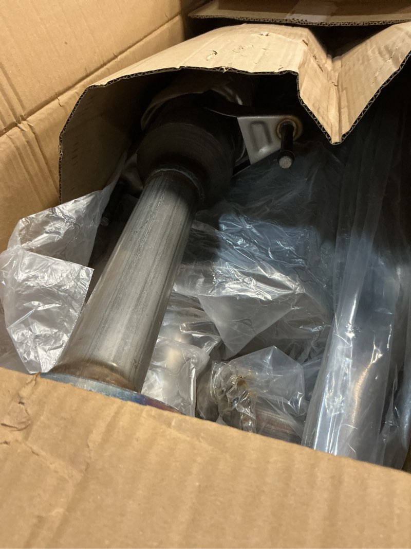 Condition photo showing Good Condition for exhaust system muffler resonator pipe kit replacement parts for toyota camry 2.4l 2002 2003 2004 2005 2006, epa compliant