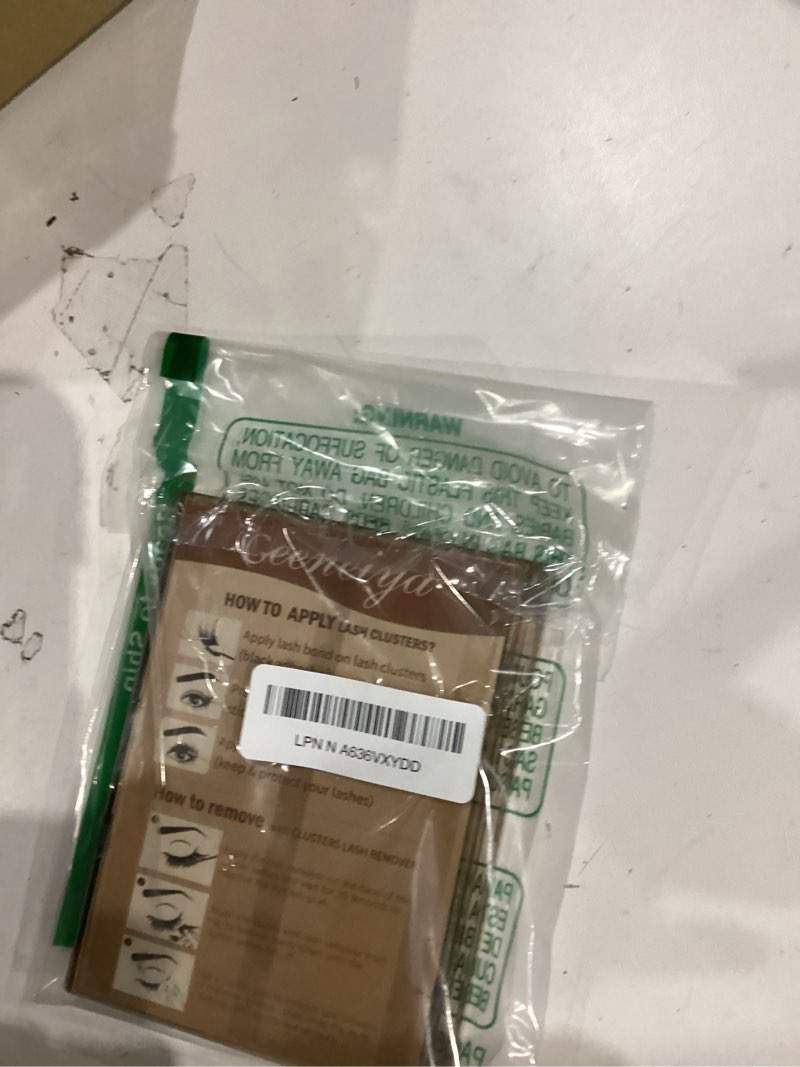 Condition photo showing New/Like New for Geeneiya Volume Lash Clusters Kit DIY Lash Extension Kit D Curl Eyelash Extensions with Waterproof Lash Bond and Seal Waterproof Tweezers,10-16MM Cluster Lashes 300Pcs D CURL-Kit-10-16mm