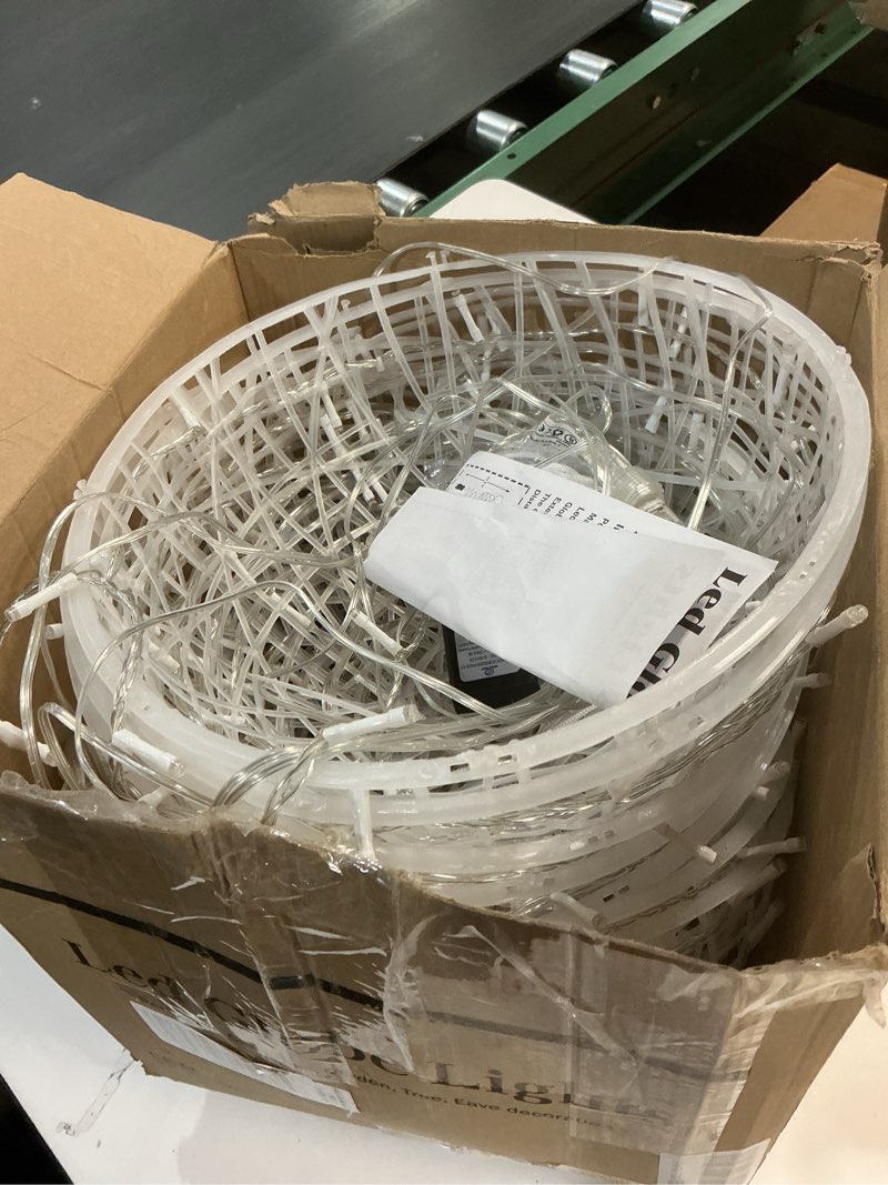 Condition photo showing Good Condition for Outdoor Christmas Balls Lights Tree Lights Waterproof, 4 Pack 7.87" LED Hanging Globe Sphere Lights with 8 Lighting Modes Memory Timer Plug for Party Wedding Xmas Porch Patio Garden Yard Decorations Multicolor 7.87 inch