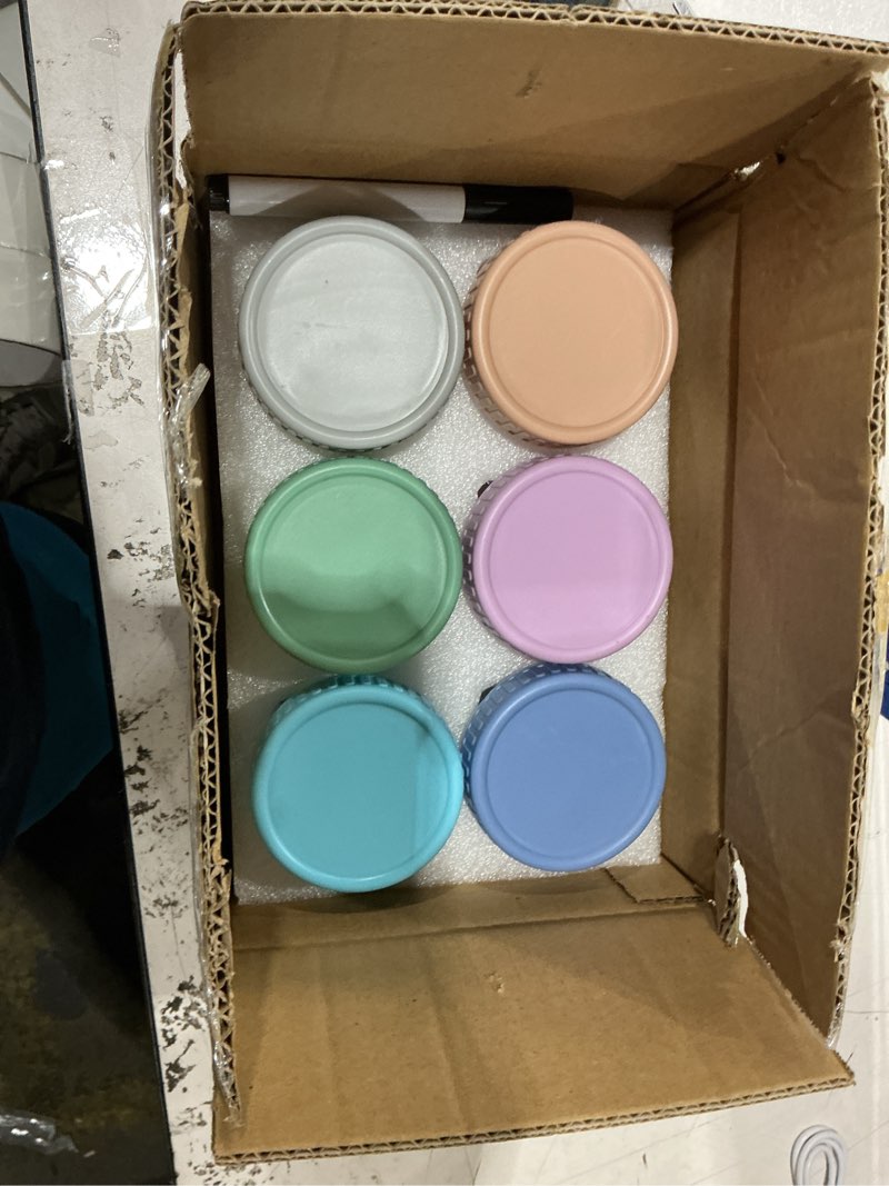 Condition photo showing New/Like New for drkio 6 pack glass baby food storage containers - 4 oz baby food jars with lids baby food maker microwave dishwasher freezer safe 100% leak proof bpa free reusable 4 oz - multicolor