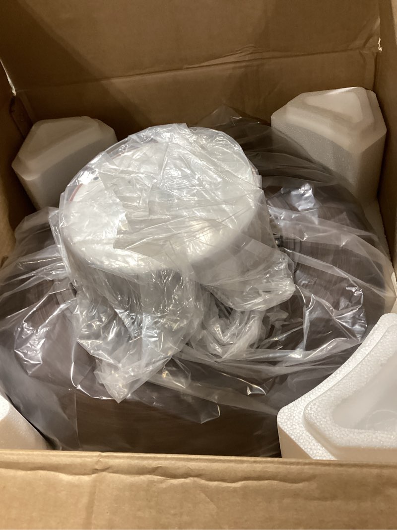 Condition photo showing Good Condition for bladeless ceiling fan with light and remote, grained modern enclosed ceiling fan, dimmable led bladeless fan light, low profile flush mounted fan indoor